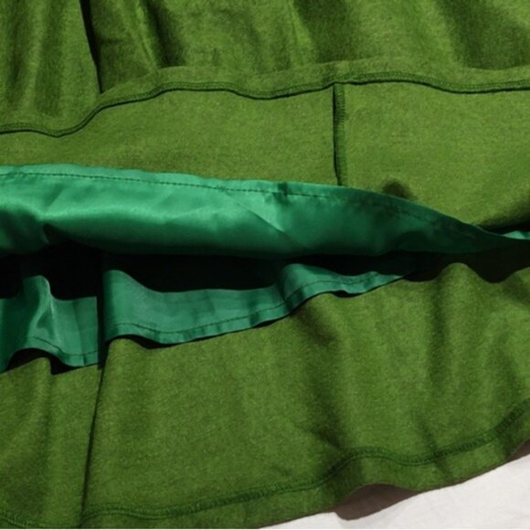 Ylistyle Green Retro Style Wool Blend Maxi Dress  4? - Picture 5 of 14